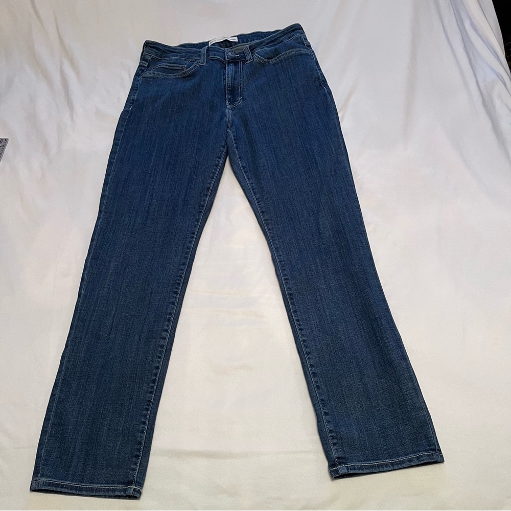Denver Hayes High Rise Women's Jeans - Dark Blue Wash Size 34x33